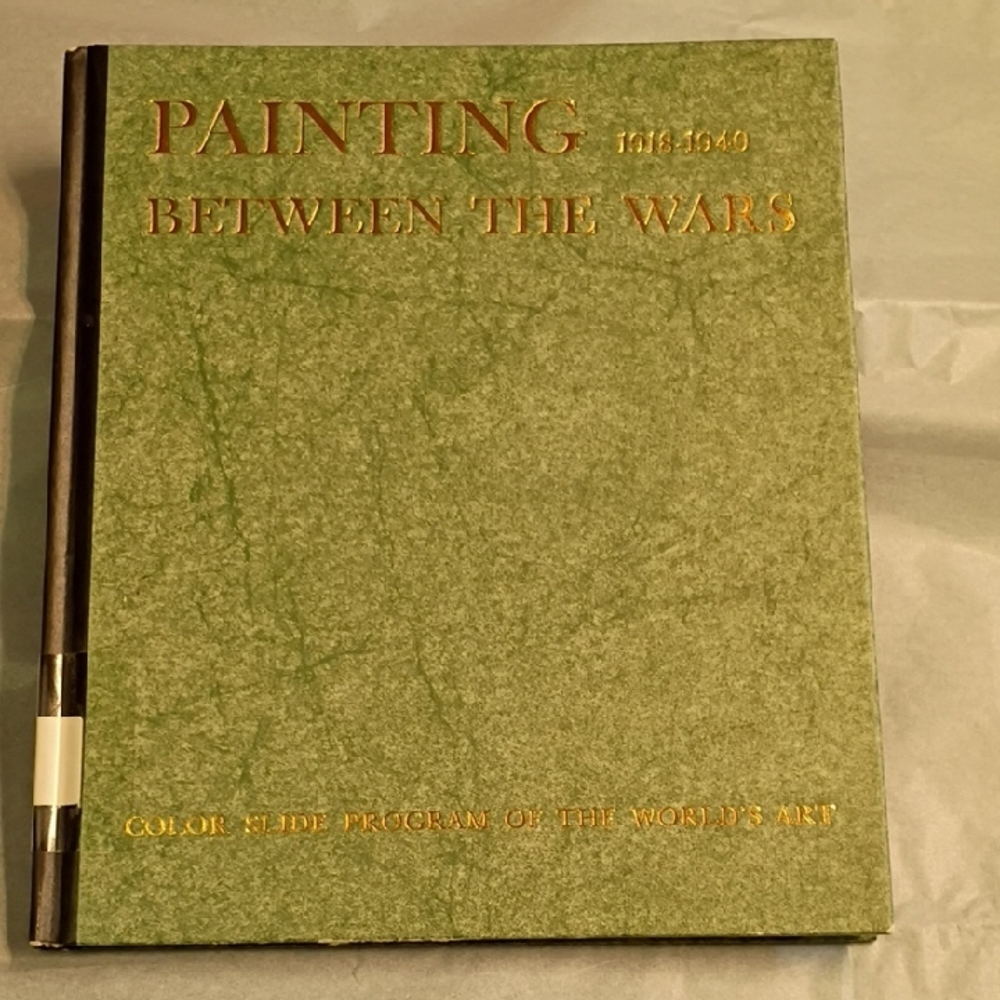 Vintage Green and Gold Art Book